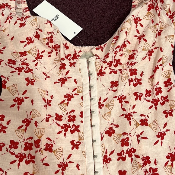 NWT Urban Outfitters Pink Floral Dress - Picture 8 of 10